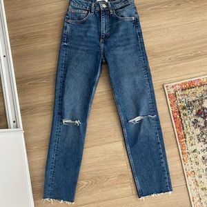 Zara Slim Fit High Rise Jeans